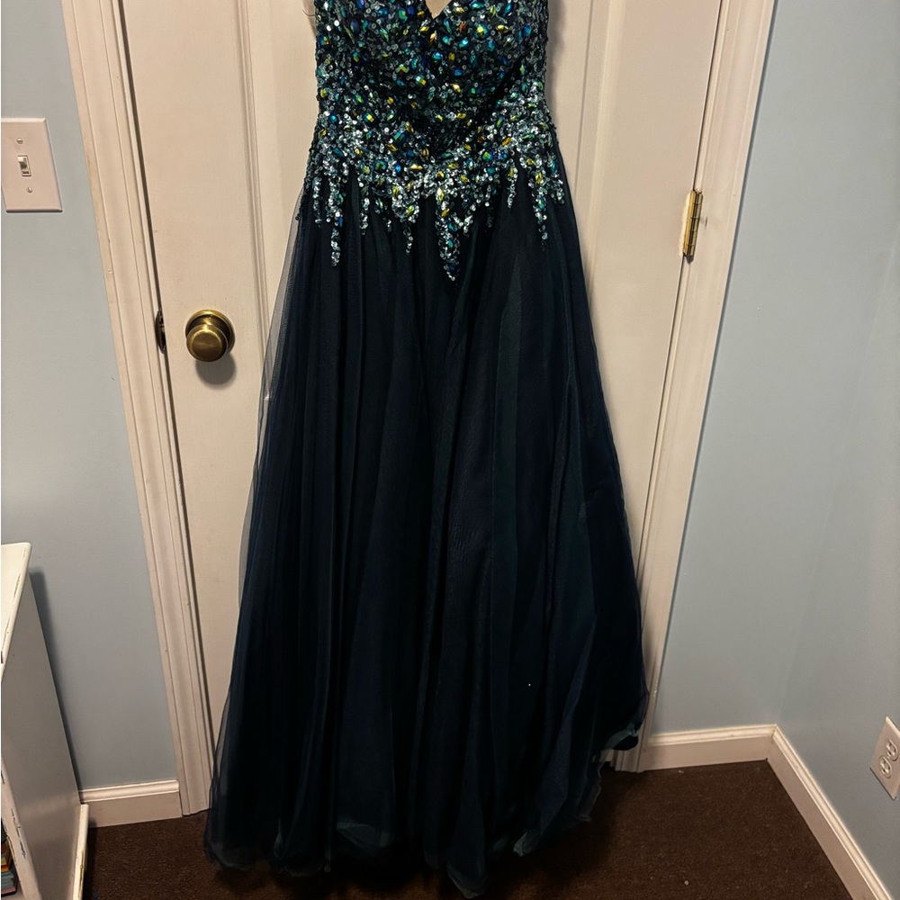 Alyce Paris Midnight Blue Dress